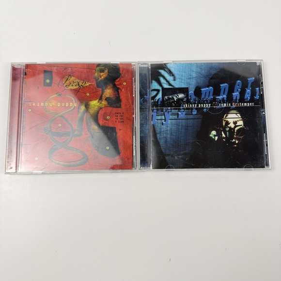 Other - Skinny Puppy 2 CD Lot Remix Dys Temper & Back & Forth Live Bundle